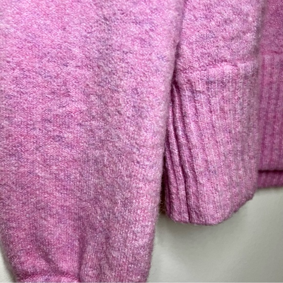 J. Crew women's Wool and Alpaca blend Crewneck Heather Rose/Pink Sweater Size Sm - Picture 10 of 13